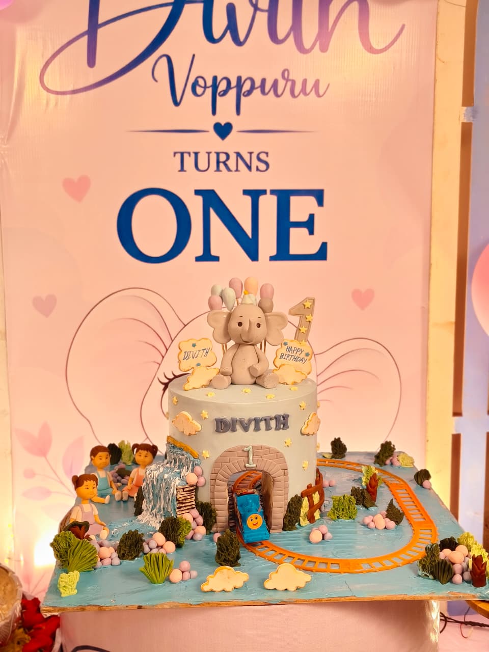 Creative train theme cake inspiration